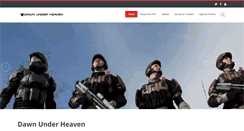 Desktop Screenshot of dawnunderheaven.com