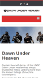 Mobile Screenshot of dawnunderheaven.com
